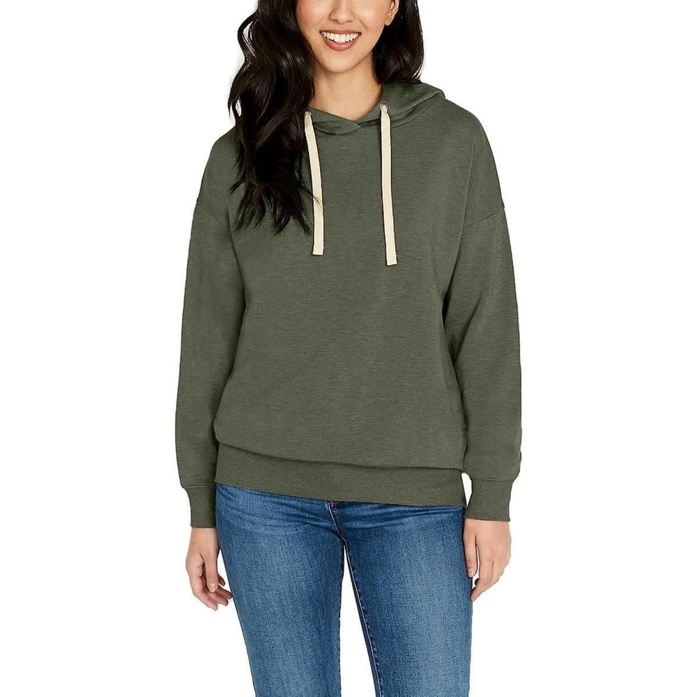 Buffalo hoodie for women, green